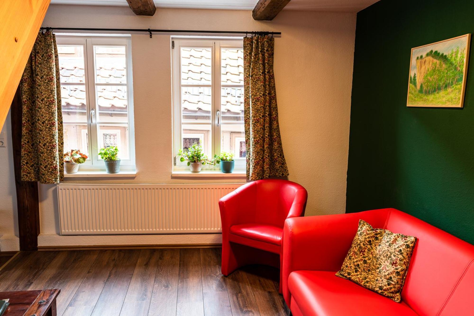 Fachwerkhotel - Ferienhaeuser Vorhof Zur Hoelle Quedlinburg Exteriör bild