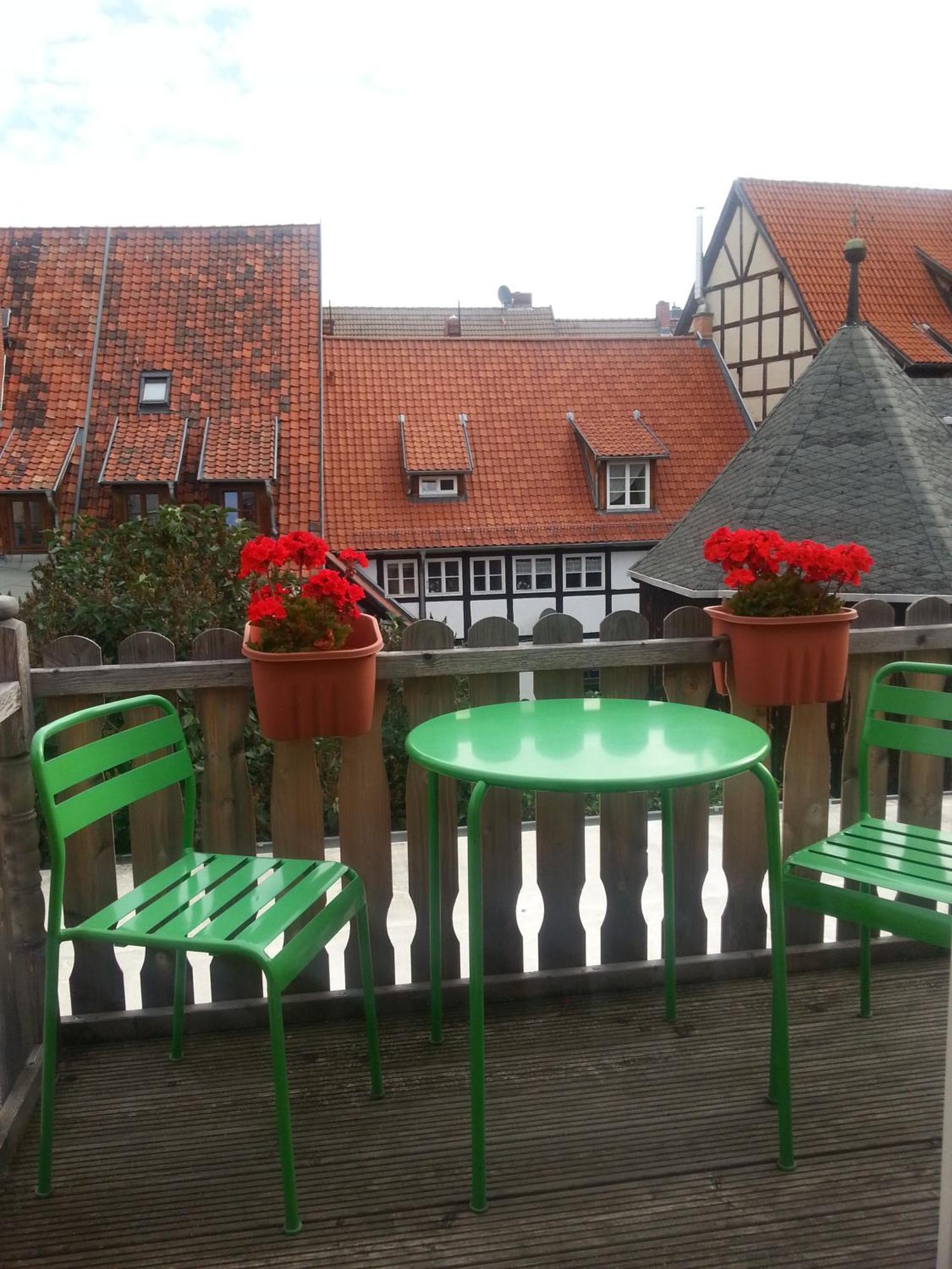 Fachwerkhotel - Ferienhaeuser Vorhof Zur Hoelle Quedlinburg Exteriör bild